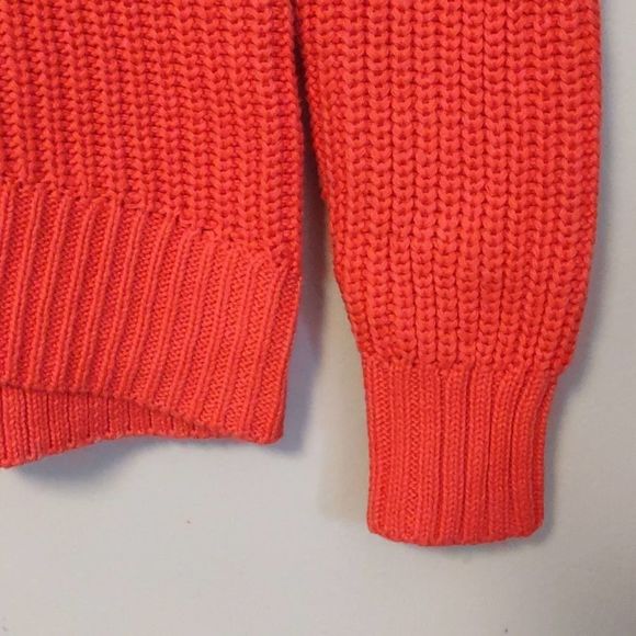 Style & Co Cotton Mock Neck Sweater Coral XS - Picture 6 of 8